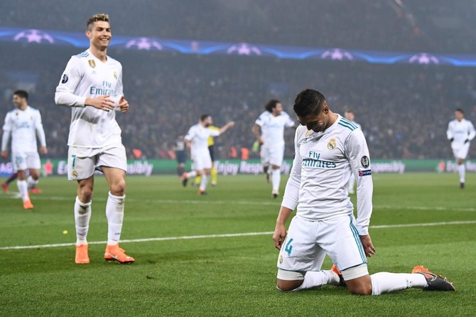 Cristiano Ronaldo strikes as Real Madrid bury PSG to reach Champions League quarters