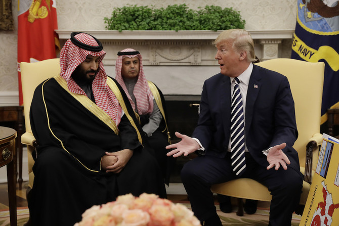 Trump, Saudi crown prince discuss risk of Iran and Houthis in Yemen