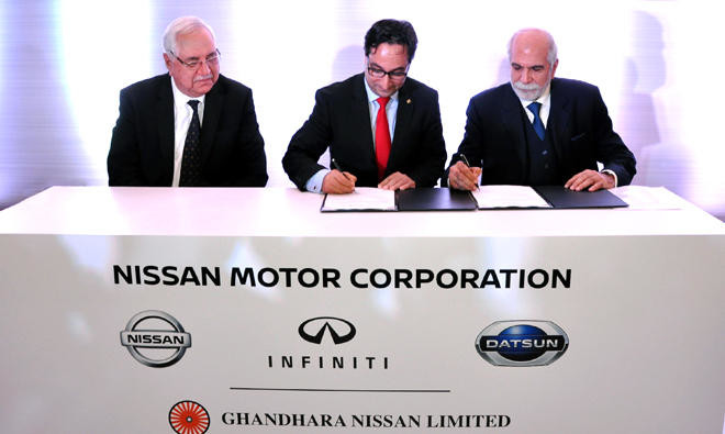 Nissan signs 4.5 billion rupee billion deal to make Datsun cars in Pakistan