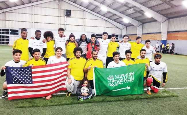 Saudi students in the US host football ‘friendly’ to celebrate crown prince’s visit